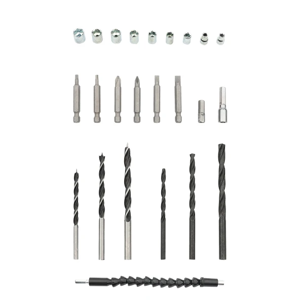 DC NB21 PROMO SET Дрель-шуруповёрт аккумуляторная Li-ion, 21В, бесщёточн. FAVOURITE — изображение 3