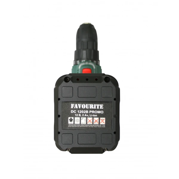 DC 1202B PROMO Акк. дрель-шуруповёрт 12В, 2Ач, 22Нм Li-ion FAVOURITE — изображение 6