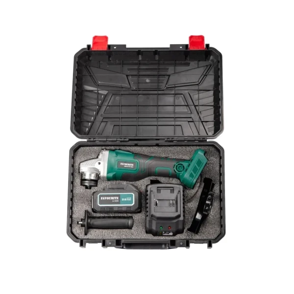 OBS 21 FG 125C Угловая шлифовальная машина аккумуляторная 21В, 2/4Ач, бесщет. FAVOURITE — изображение 7