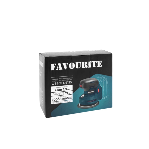Орбитальная шлифмашина аккумуляторная FAVOURITE OBS 21 OS125 — изображение 10