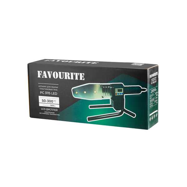 PC 3115 LED Аппарат для сварки пластиковых труб 1500 Вт FAVOURITE — изображение 14