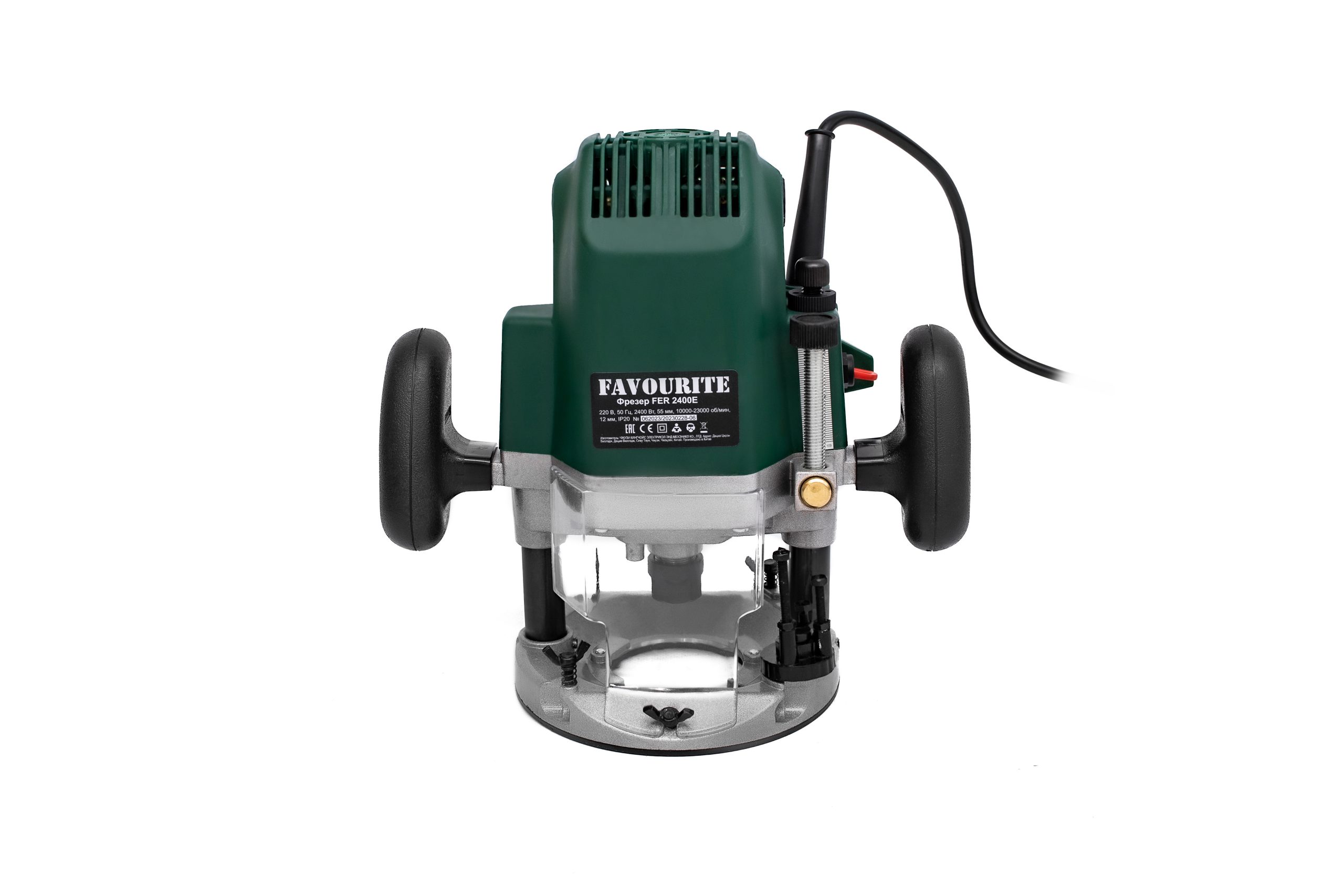 FER 2400E Фрезер 2400Вт, 10000-23000 об/мин FAVOURITE - фото 4 - frezernye_mashiny 