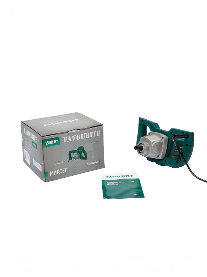 EM 1500/14M Миксер 1500Вт, 0-800об/мин, М14 FAVOURITE - фото 2 - miksery 