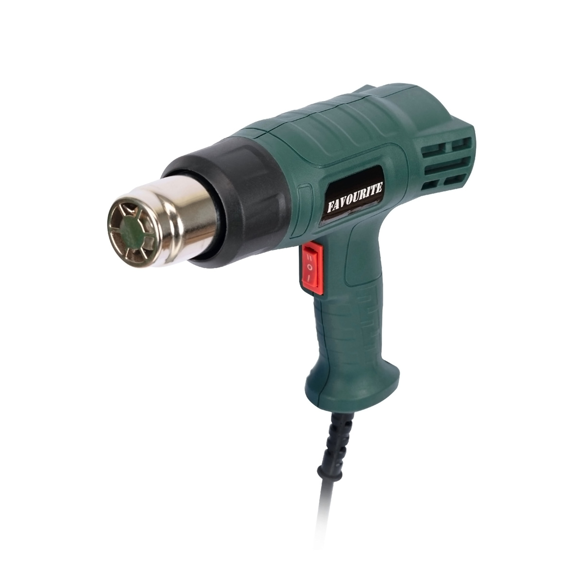 FHGP 2000K Фен промыш-й 2000Вт, 400/600С, 300/500л/мин 2реж, насадки FAVOURITE - фото 2 - tekhnicheskie_feny 