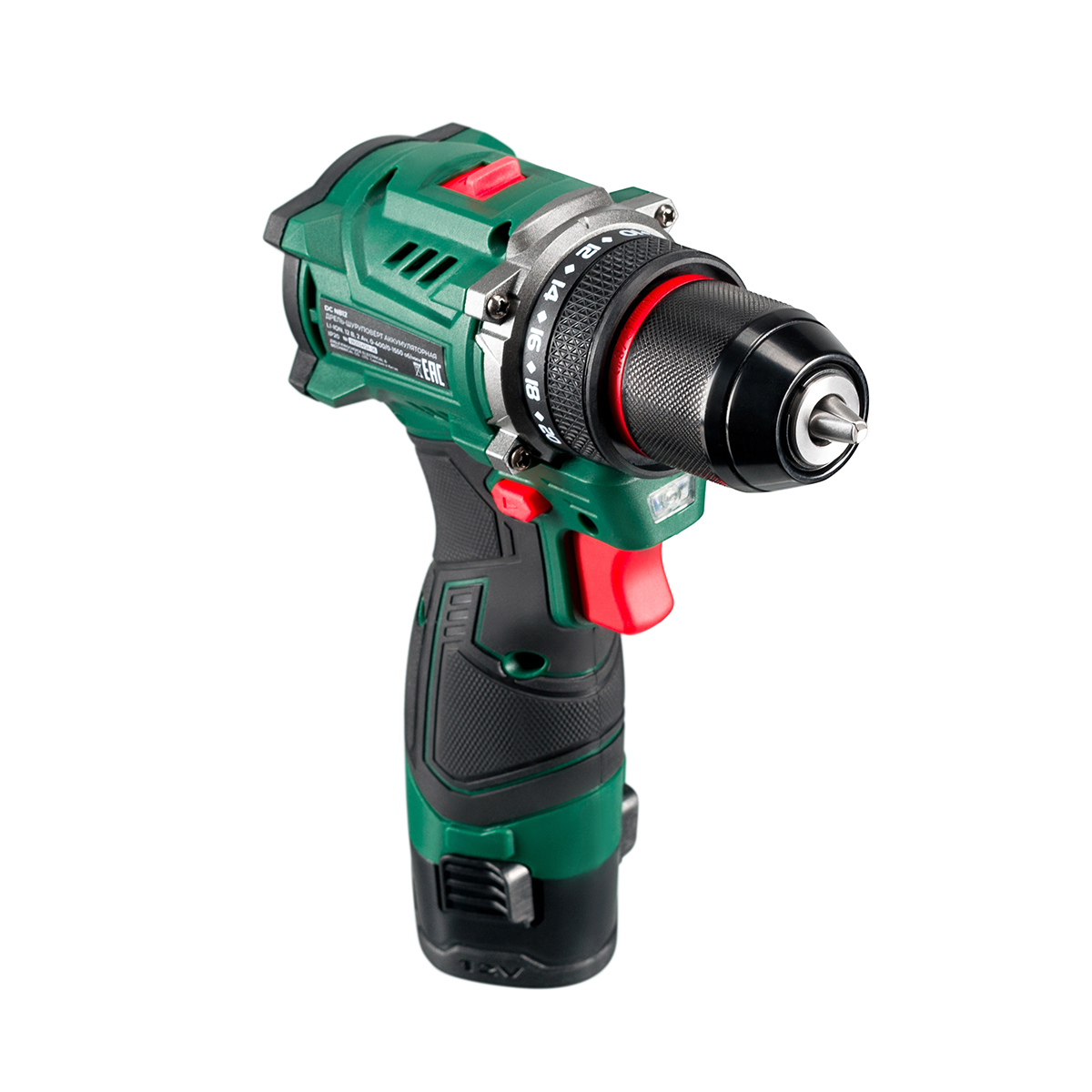 DC NB12 Дрель-шуруповёрт аккумуляторная Li-ion, 12В, бесщёточн. FAVOURITE - фото 3 - dreli_shurupoverty_akkumuliatornye 