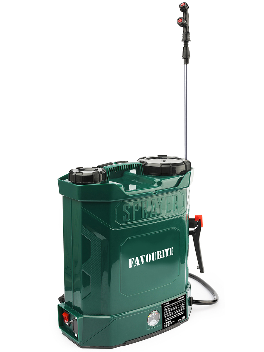 SP 10AC Опрыскиватель аккумуляторный 10л FAVOURITE - фото 3 - edinaia_akkumuliatornaia_sistema_ovs 