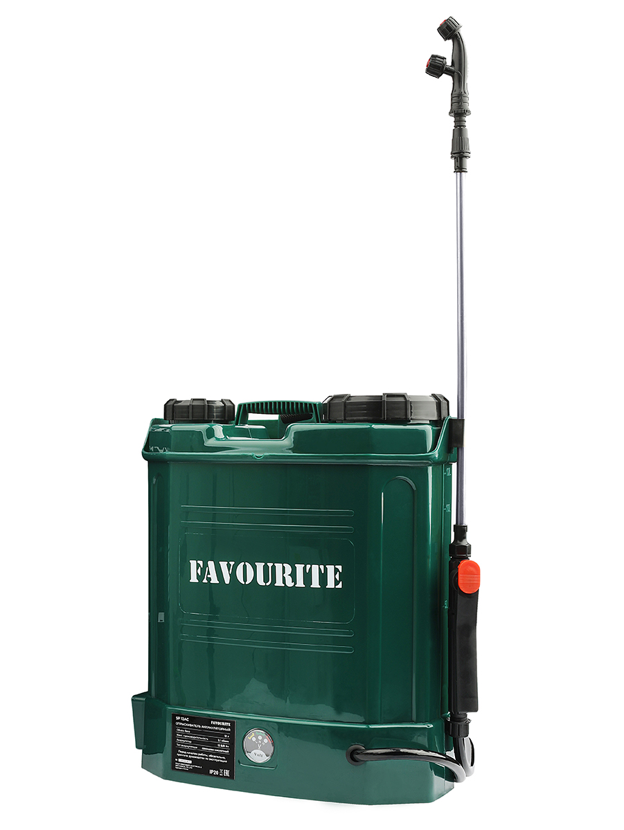 SP 12AC Опрыскиватель аккумуляторный 12л FAVOURITE - фото 3 - edinaia_akkumuliatornaia_sistema_ovs 
