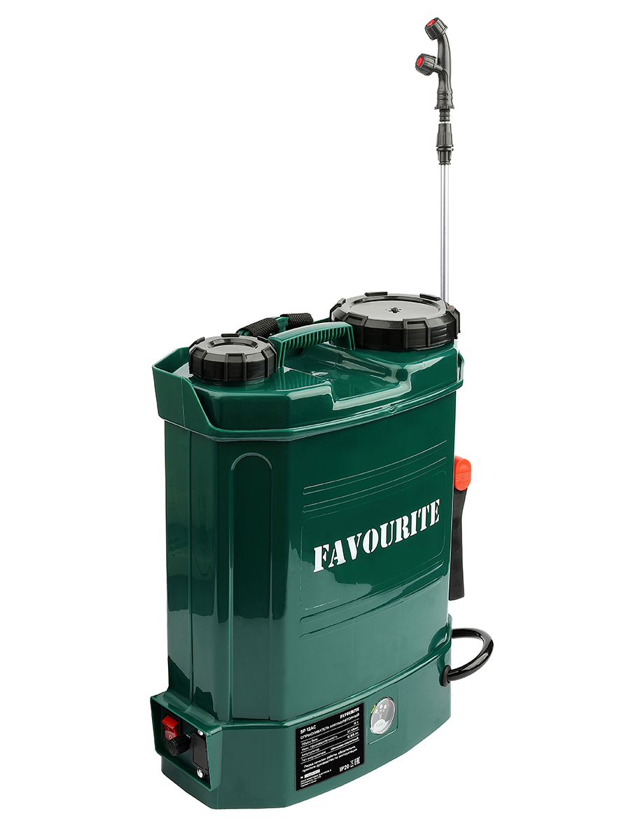 SP 12AC Опрыскиватель аккумуляторный 12л FAVOURITE - фото 4 - edinaia_akkumuliatornaia_sistema_ovs 