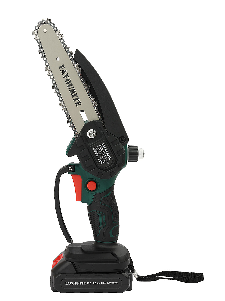 OBS 21 TG6 Bx Цепная пила аккумуляторная 21В, 2 Ач FAVOURITE - фото 2 - edinaia_akkumuliatornaia_sistema_ovs 