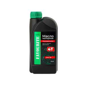 Масло моторное минеральное для 4-х двигателей SAE 30 946 мл FAVOURITE