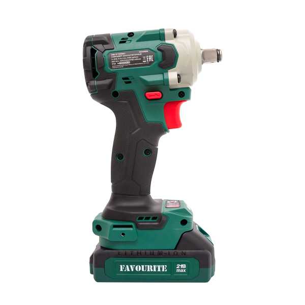 OBS 21 TW600.1 Гайковерт аккумуляторный 21В, 2Ач, ЗУ FAVOURITE — изображение 8