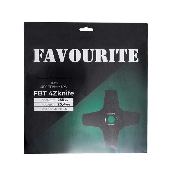 FBT 4Zknife Нож для триммера 4T 255мм, 25,4мм FAVOURITE