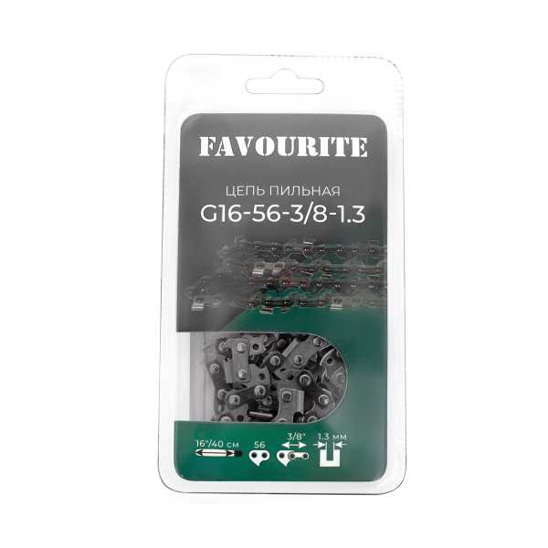 G16-57-3/8-1.3 Цепь пильная 16"/40 см, 3/8", 1,3 мм, 57 FAVOURITE