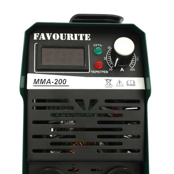 MMA-200A Сварочный аппарат инверторного типа 200А, 4,0кВт FAVOURITE — изображение 7