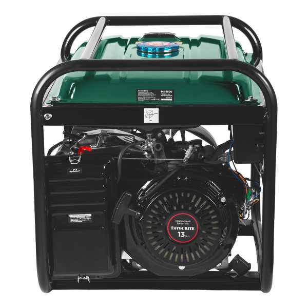 PG 6500E Генератор бензиновый 6,5 кВт, 13 л.с. электростартер FAVOURITE — изображение 6